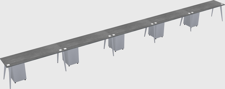 Modern rectangular office desk