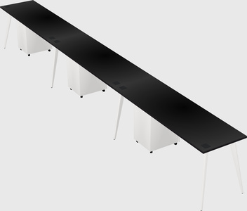 Modern rectangular office desk