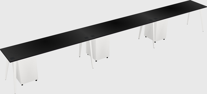 Modern rectangular office desk