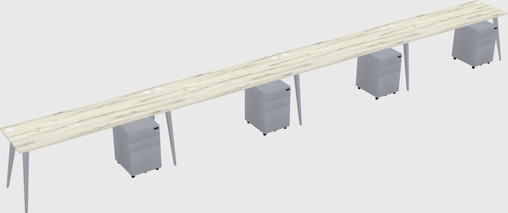 Modern Rectangular Office Desk