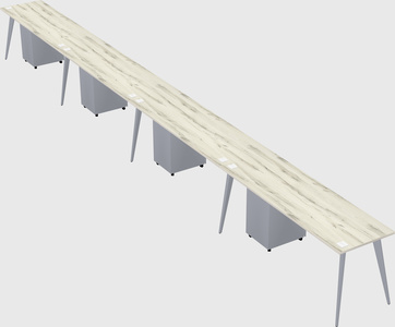 Modern rectangular office desk