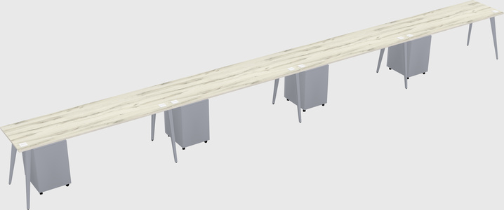 Modern rectangular office desk
