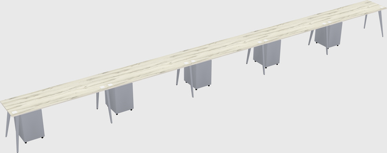 Modern rectangular office desk