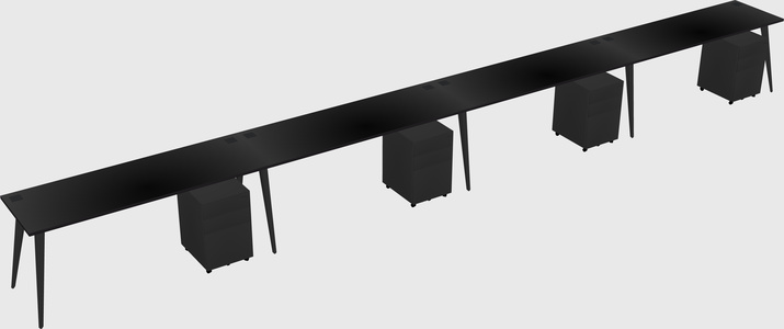 Modern Rectangular Office Desk