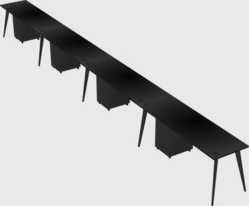 Modern rectangular office desk