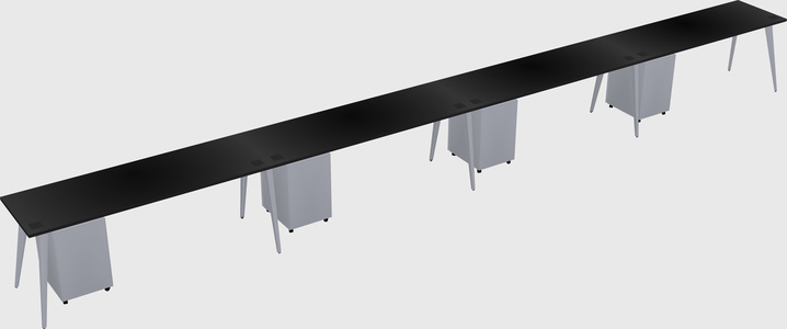 Modern rectangular office desk
