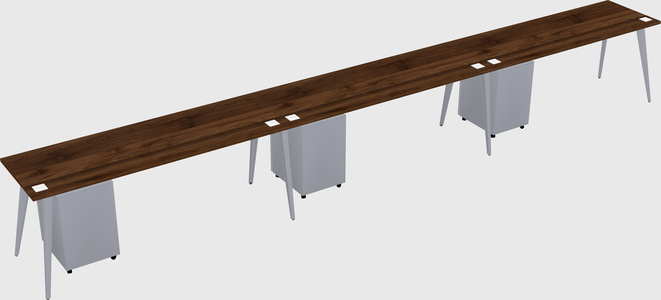 Modern rectangular office desk