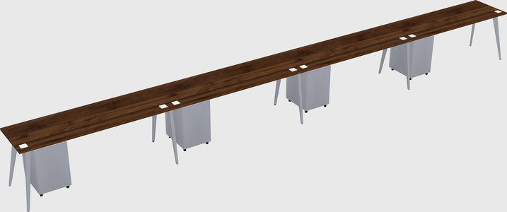 Modern rectangular office desk