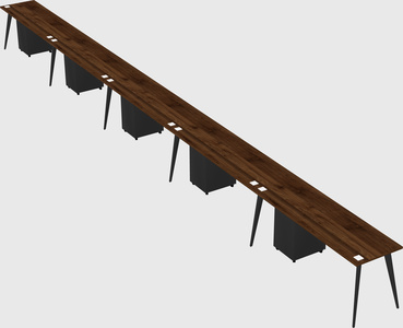 Modern rectangular office desk