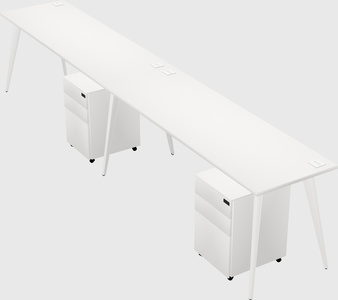 Modern rectangular office desk