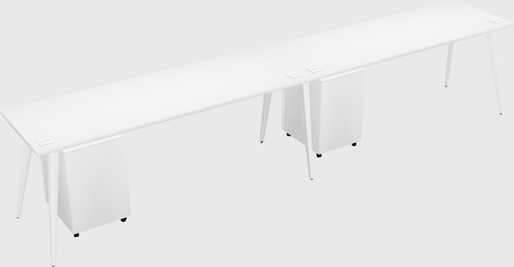 Modern rectangular office desk