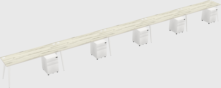 Modern Rectangular Office Desk