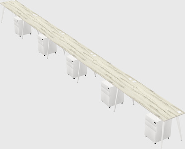 Modern rectangular office desk