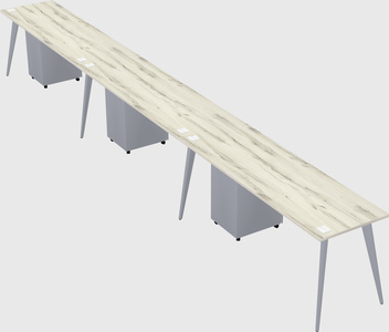 Modern rectangular office desk