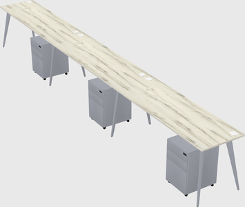 Modern rectangular office desk