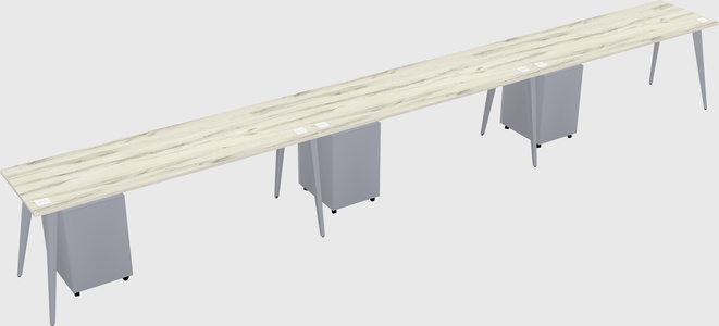 Modern rectangular office desk