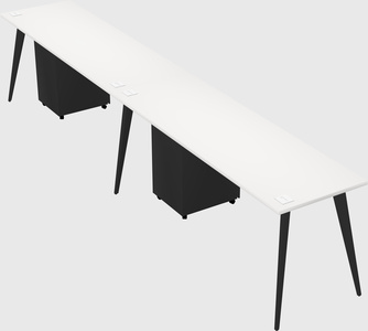 Modern rectangular office desk