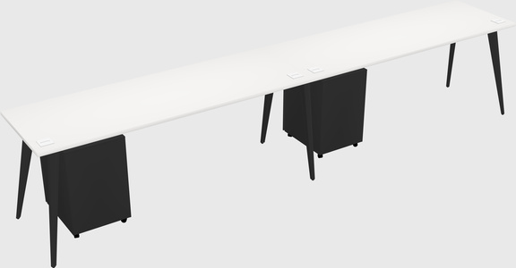 Modern rectangular office desk