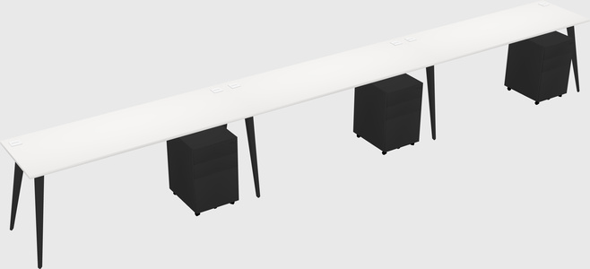 Modern Rectangular Office Desk