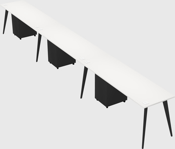 Modern rectangular office desk