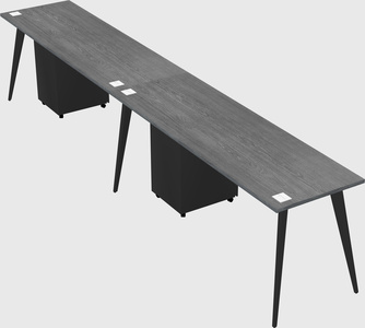 Modern rectangular office desk