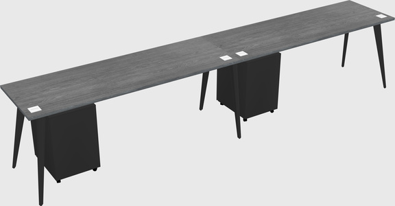 Modern rectangular office desk
