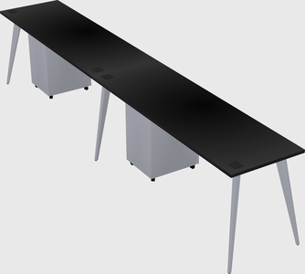 Modern rectangular office desk