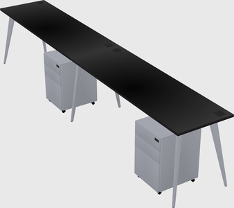 Modern rectangular office desk