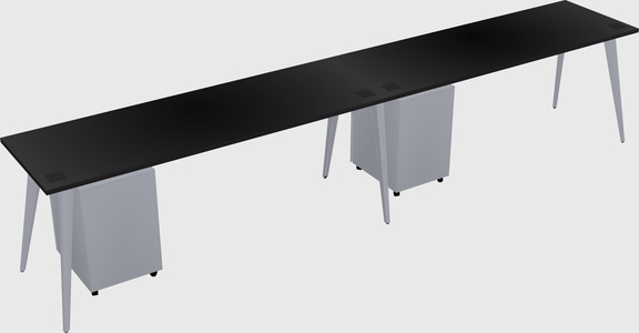Modern rectangular office desk