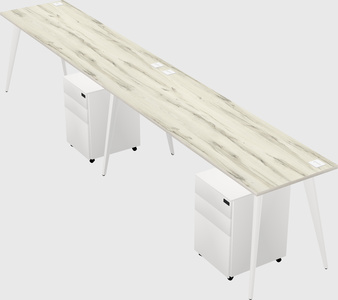 Modern rectangular office desk