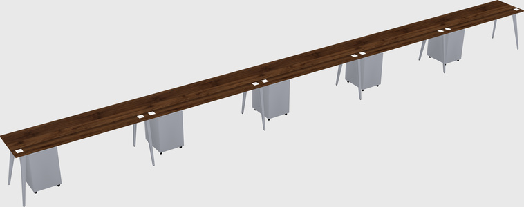 Modern rectangular office desk
