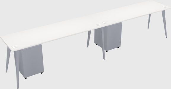 Modern rectangular office desk