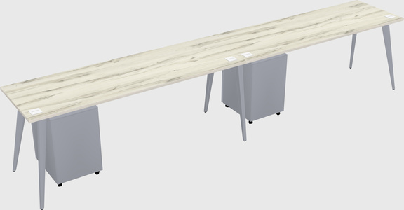 Modern rectangular office desk