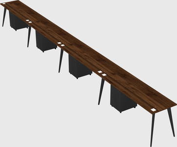 Modern rectangular office desk