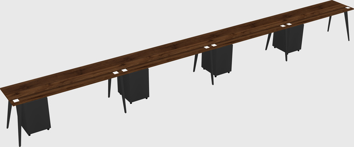 Modern rectangular office desk
