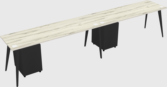 Modern rectangular office desk