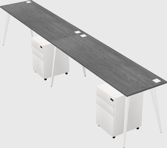 Modern rectangular office desk