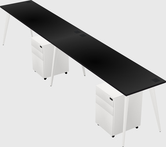 Modern rectangular office desk