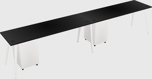 Modern rectangular office desk