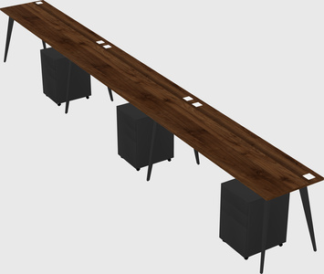 Modern rectangular office desk