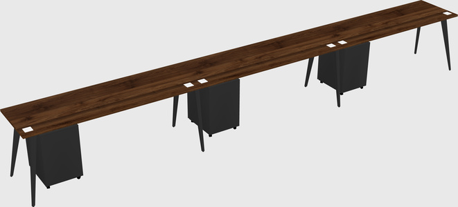 Modern rectangular office desk