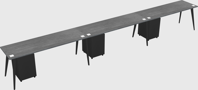 Modern rectangular office desk