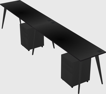 Modern rectangular office desk