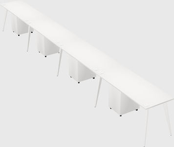 Modern rectangular office desk