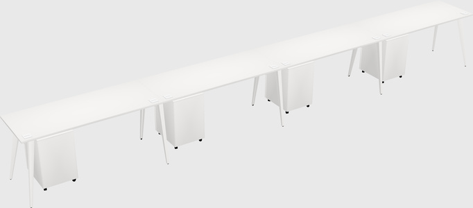 Modern rectangular office desk