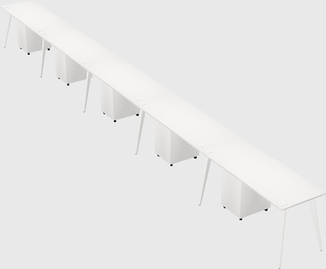 Modern rectangular office desk