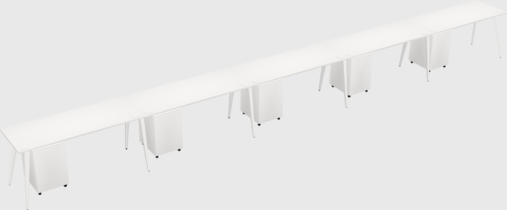 Modern rectangular office desk
