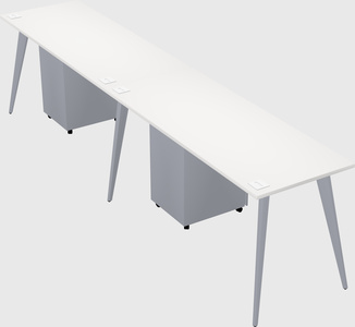 Modern rectangular office desk