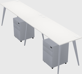 Modern rectangular office desk