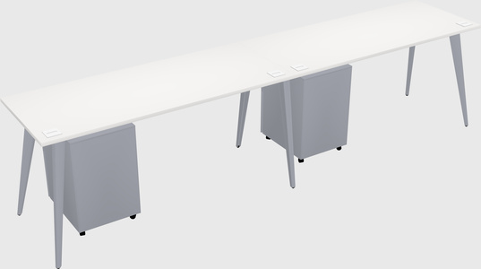 Modern rectangular office desk